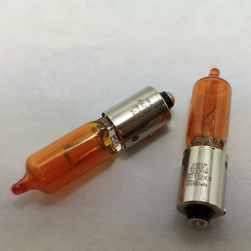2PCS OSRAM 64137L HY21W 12V21W BAW9s Turn Signal Lamp For XC90 S60 