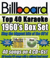 Billboard Top 40 Karaoke: 1960's Box Set by Various Artists CD, 2008 