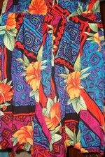 Vintage 90's Norton McNaughton 12 Culottes Shorts printed colorful funky