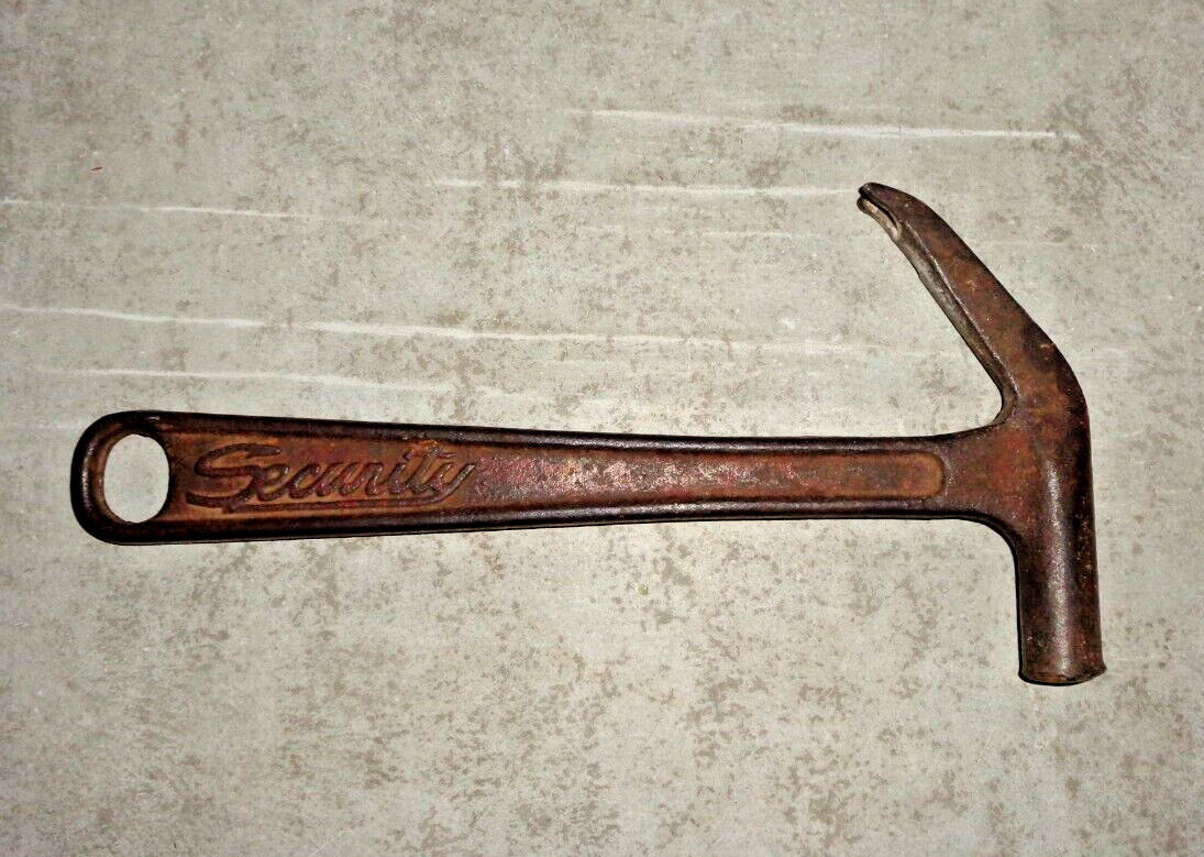 Vintage Security Carpet Tack Upholstery Hammer Man Cave Decor