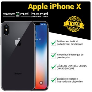 Détails Sur Apple Iphone X 256go Gris Sidéral Débloquée Très Bonne Note Garantie