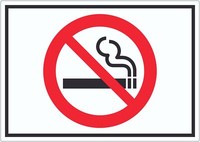 Rauchen Verboten Symbol Aufkleber