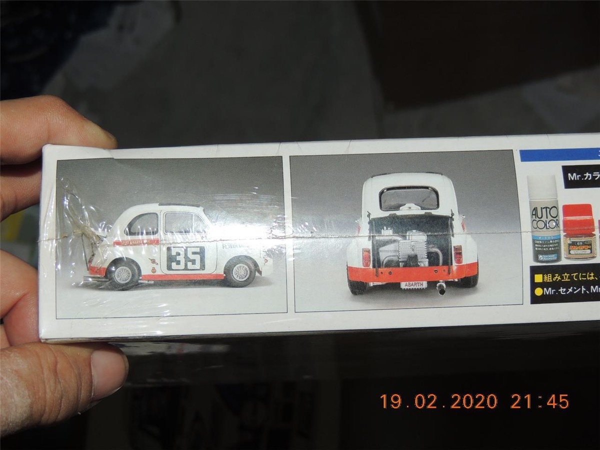 FIAT ABARTH ASSETTO CORSA 1/24スケール GUNZE 1/24 FIAT ABARTH ASSETTO CORSA KIT FACTORY SEALED | eBay