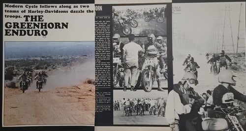1969 Greenhorn Enduro 5p Motorcycle Race article Dave Ekins - 第 1/1 張圖片