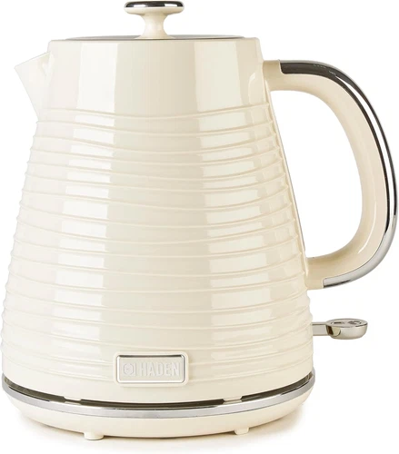 Haden Devon Cream Kettle - Electric Fast Boil Kettle, 1.7L Capacity, Bpa-Free Ke