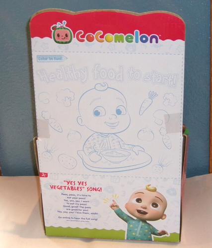 CoComelon Snack Time JJ Plush Singing Baby Doll Toy, Yes Yes Vegetables NIB - Picture 4 of 6