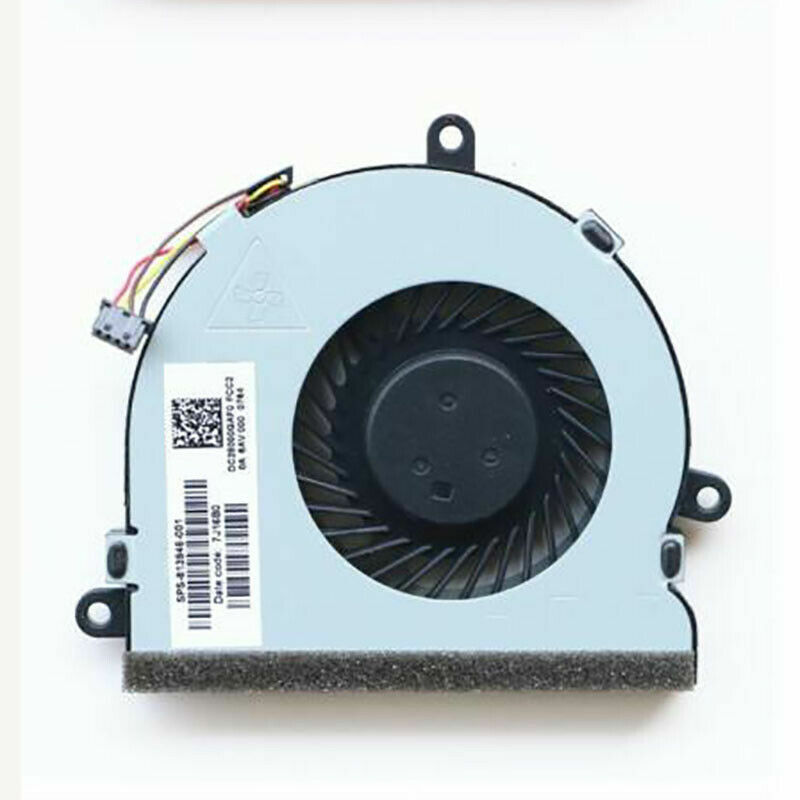 Ventola Di Raffreddamento CPU Per Laptop HP 15-ba051wm, 15-ba052wm, 15-ba043wm, Con Connettore 4 Pin, Originale HP