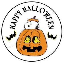 HAPPY HALLOWEEN ENVELOPE SEALS LABELS STICKERS PARTY FAVORS