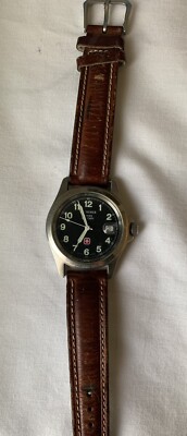 Bucherer Swiss Military Watch Men's Silver Tone-Needs