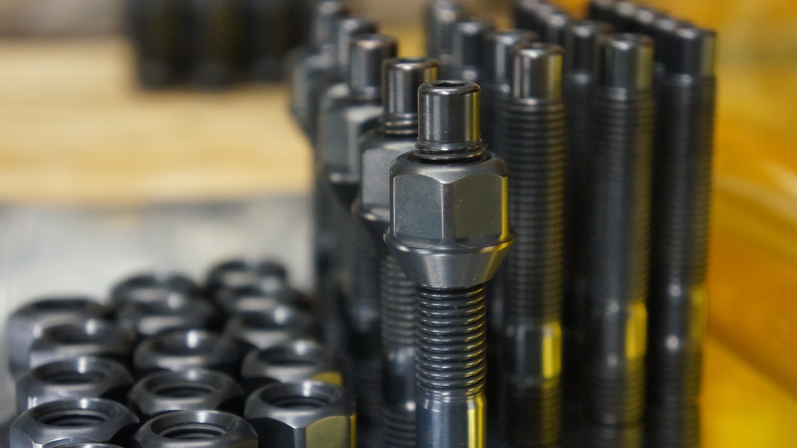 20pack BLACK TITANIUM WHEEL STUD CONVERSION KIT BMW E36 E46 E92 M3 14X1