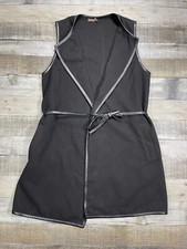 J McLaughlin Vest Womens Extra Small Black Su...