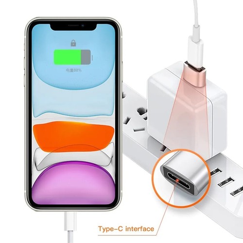 Prise adaptateur chargeur rapide USB-C Type C pour iPhone 14 13 12 11 X Pro Max USB 3.0 - Photo 10 sur 12