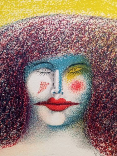 Richard Lindner, Woman in Waist Corset, Signed, Number 50/125, Lithograph, 1975 - Picture 5 of 12