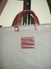 Line of Trade Large Weekender Carryall Charcoal/Leather/Canvas Bag — photo 2