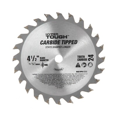 2 Discs 24T 4.5'' Carbide Circular Saw Blade for Rockwell Rk3441k, Worx WX429L