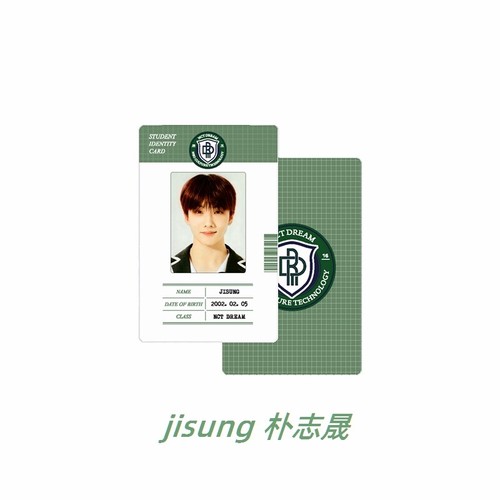 Kpop NCT 127 Dream WayV Back to School Plastic Photocard Student identity Cards - Picture 12 of 26