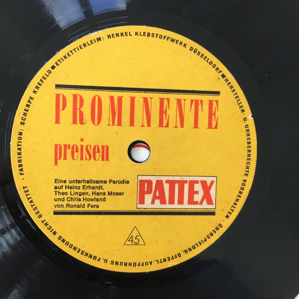 Prominente preisen Pattex: V. A. (EP Werbeflex / FOC) - Bild 2 von 4