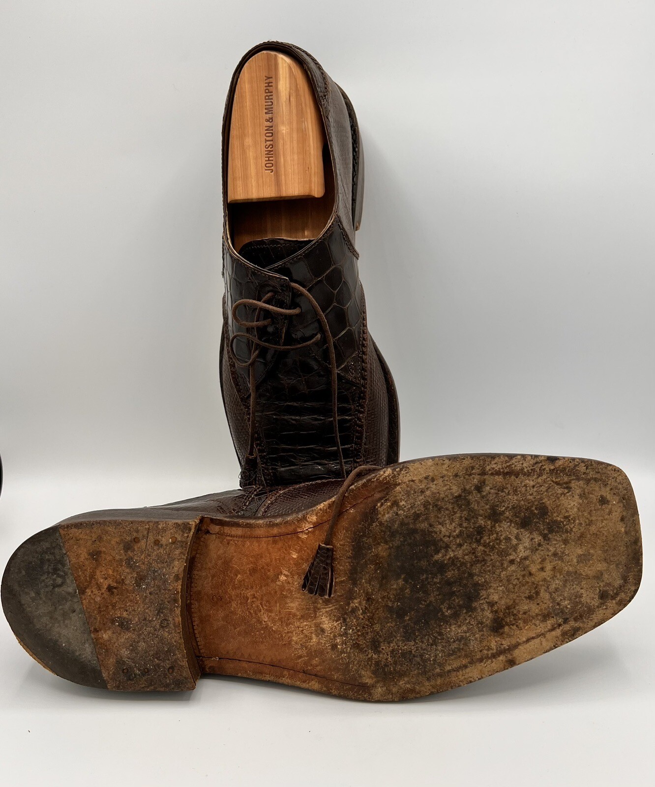 Romano Martegani Patchwork Genuine Crocodile Men … - image 3