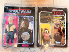 star wars gentle giant jumbo yak face ptof & wicket warrick ewok new