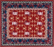 Meinl Cymbals Small Drum Rug - Oriental 3-pack Bundle