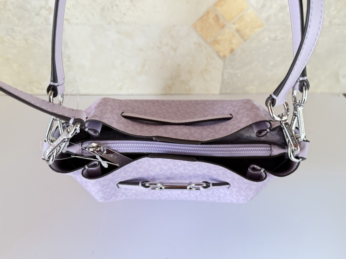 Michael Kors Carson MD Center Zip Bucket Shoulder Crossbody Bag MK