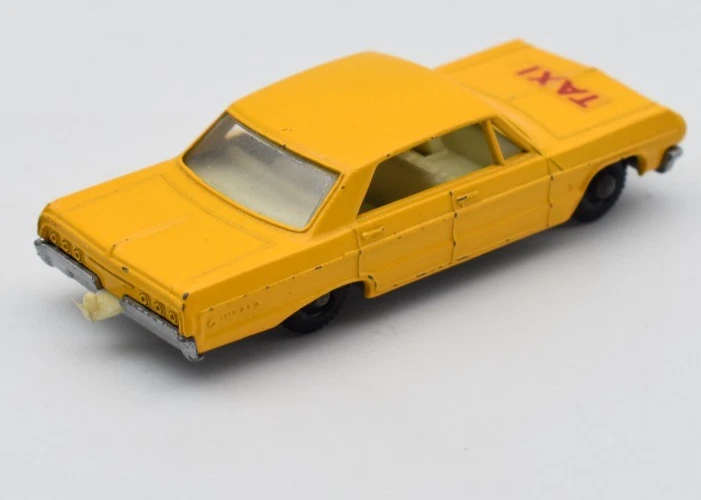 Matchbox 1-75 Regular Wheels #20 Chevrolet Impala. silber Bdpl. England Lesney - Bild 2 von 4