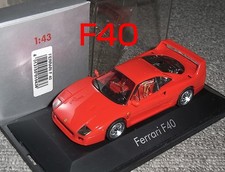 Silver Box 1/43 Ferrari F40 Red Herpa Helper