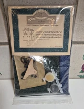 Gail Wilson Early American Folk Doll Series "Outfit- Dress, Pinafore, Hanger Kit