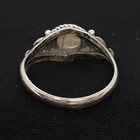 Vintage .50ctw Rutilated Quartz 925 Sterling Silver Ring Size 6.5 — photo 4