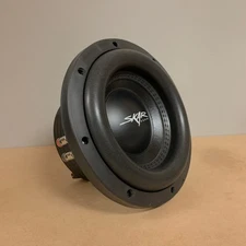USED SKAR AUDIO VD-8 D2 8" 600 WATT MAX DUAL 2 OHM SHALLOW MOUNT CAR SUBWOOFER