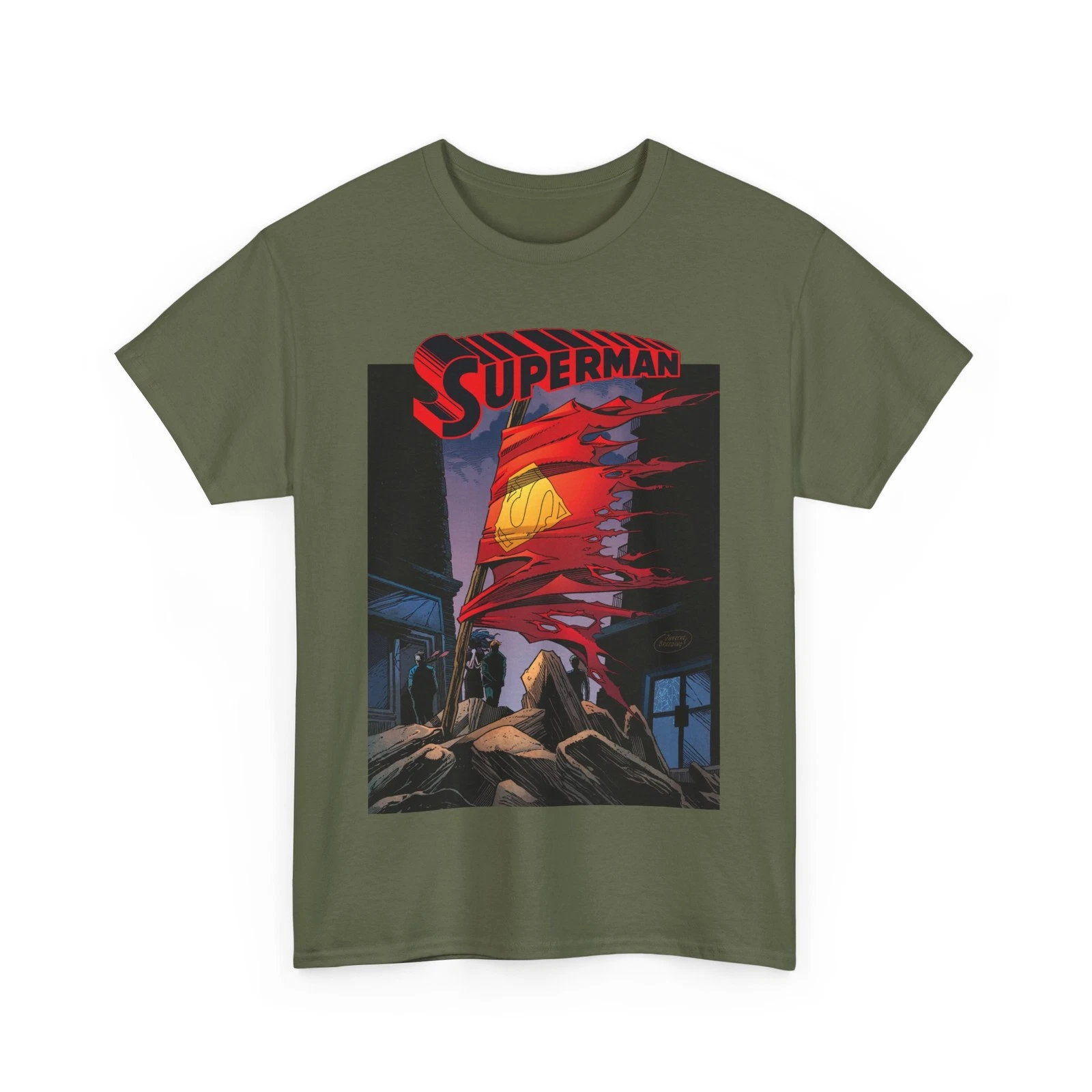 Death of Superman T-Shirt - DC Comics - Superman 75 - Doomsday Battle
