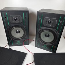 Wharfedale Delta 30 Speakers Pair Vintage Hi-Fi Bookshelf Loudspeakers Black