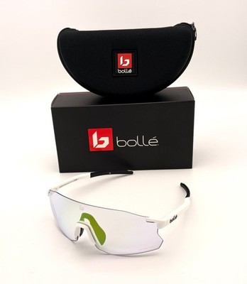 BOLLE ICARUS  Matte White/  Clear Green Photochromic   Sunglasses