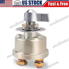 12-48V Master Battery Disconnect Switch High Current 200A Battery Power Cutof...