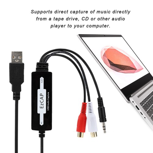 USB Card High Quality Stereo Acquisition Card With 3.5mm CB - Afbeelding 4 van 7