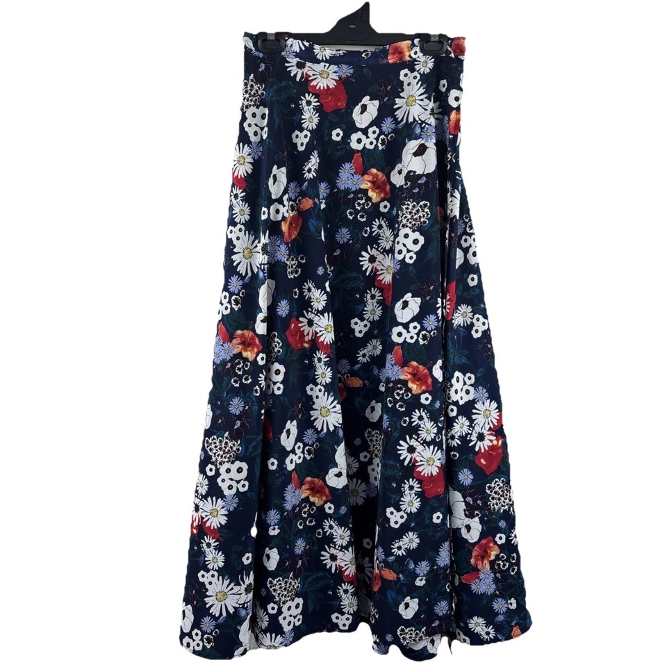 Mambo Floral Wrap Maxi Skirt Women’s One Size Tie Waist Daisy Boho Festival