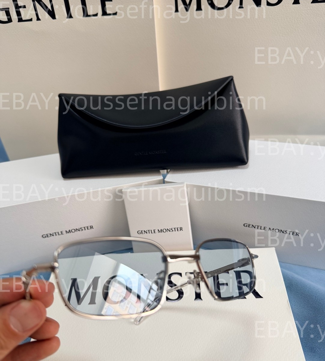 2026 GentleMonster Pocket - Tarx 02(B) Silver Frame Blue Lenses | eBay
