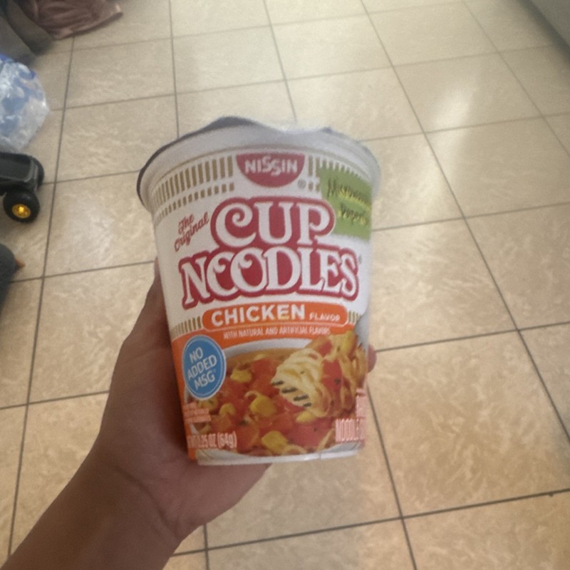 Nissin Cup Noodles Chicken Flavor 2.25oz No Added MSG