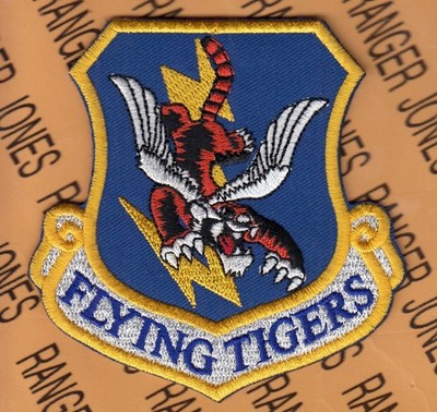 USAF Air Force 23rd Fighter Wing Flying Tigers FW ~3.5'' patch c/e