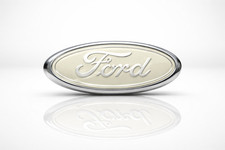 Ford 4.5 White Oval Emblem Front Grille Tailgate Badge Logo Replacement Ford 4.5 White Oval Emblem Front Grille Tailgate Badge Logo Replacement