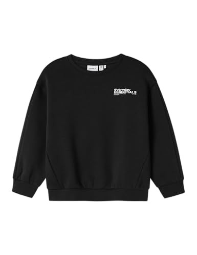 Jungen Sweatshirt Name It Nmmokian Ls Rlx, Schwarz, GrößE 116, Langarm-image