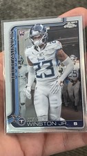 Kevin Winston Jr. 2025 Topps Chrome Rookie #375 Tennessee Titans Rc