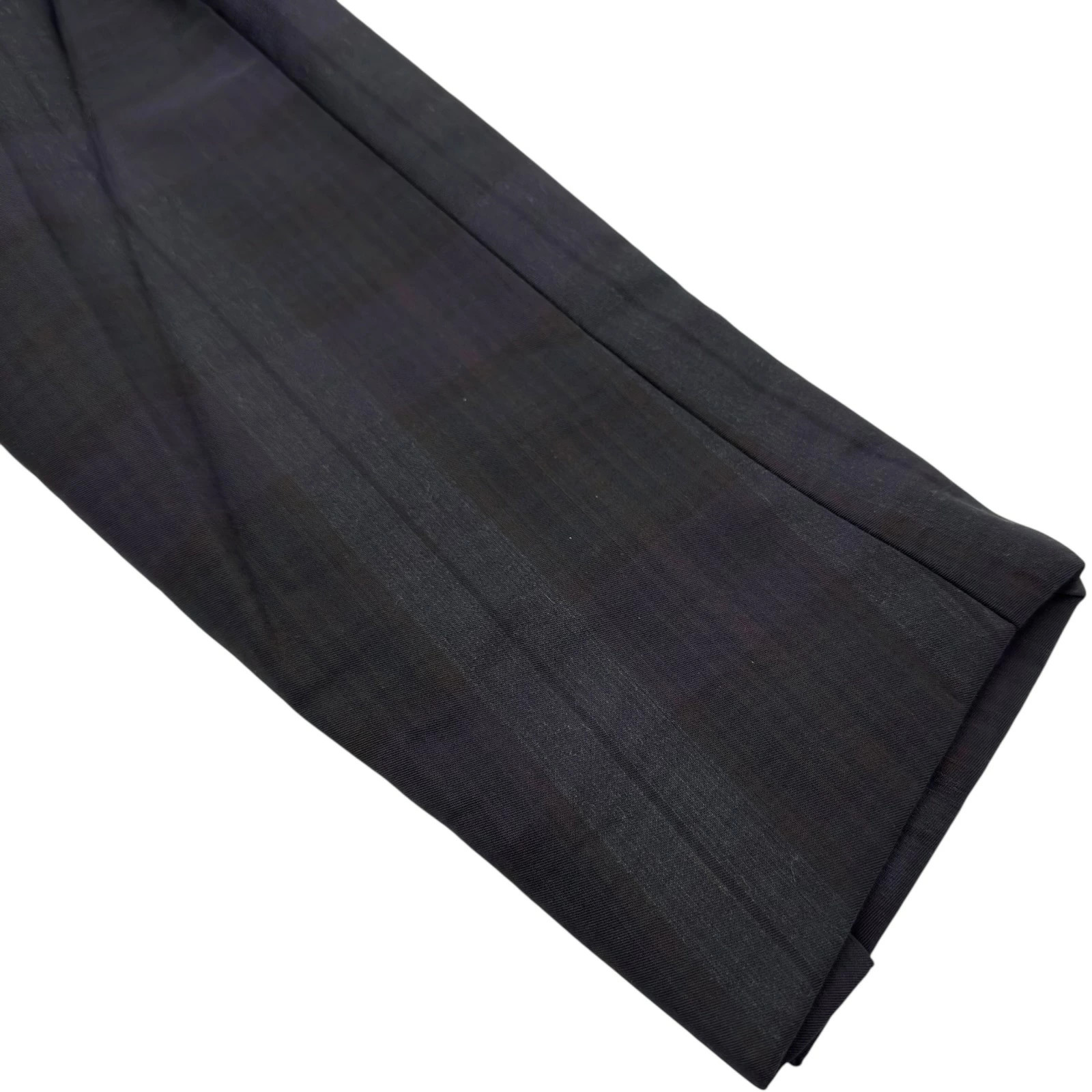 Hermes HERMES Check Pattern Tailored Jacket Black… - image 15