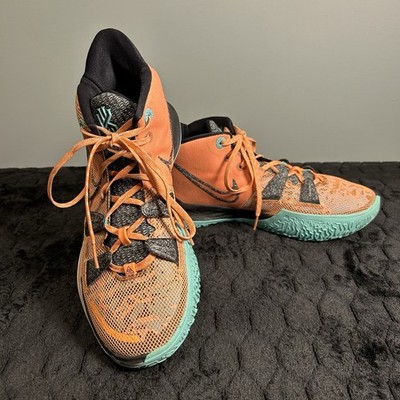 Nike Kyrie 7  Play For The Future  Men s 10 Atomic Orange Tropical Twist & Black