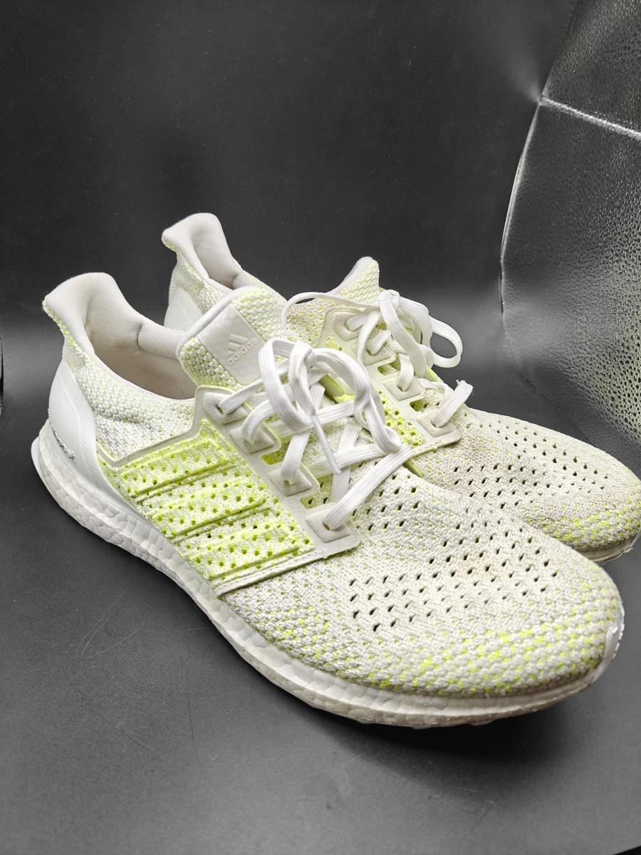 Size 10.5 Adidas UltraBoost Clima Running Shoes Mens AQ0481 Yellow Tennis Adidas Ultra Boost Clima White Solar Yellow Men main image 2
