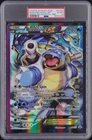 2016 POKEMON XY BLACK STAR JUMBO PROMO #XY122 FULL ART/BLASTOISE EX PSA 6