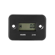 Digital Inductive Hour Meter Waterproof For Lawn Mower Motorcycle -US