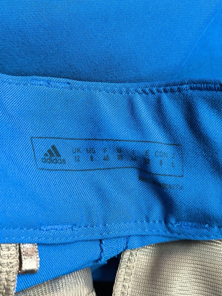 ADIDAS Short moulant Dames Pantalon court T EU 38 bleu style décontracté - Photo 4/4