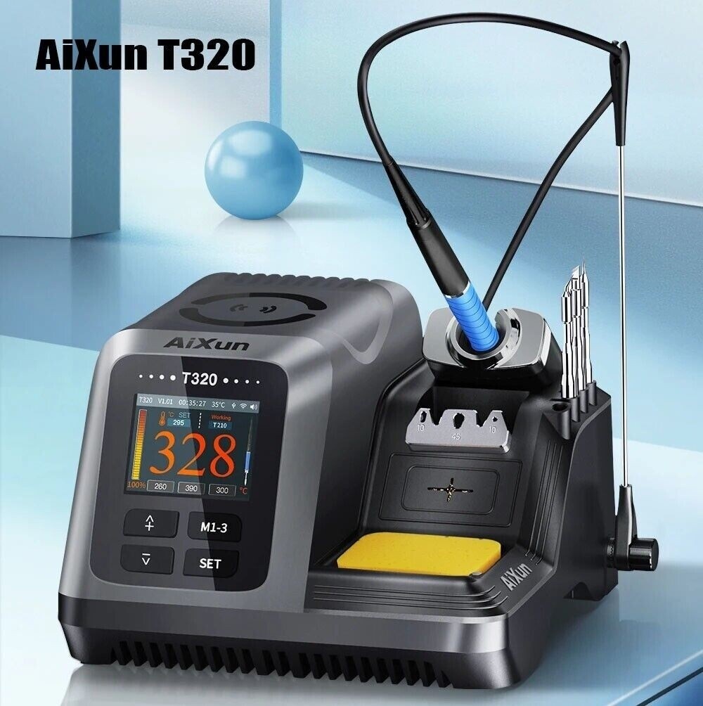 AiXun T320 200W Soldering Station Kit w/ T210 Handle + 3 Soldering Tips (I/S/K)