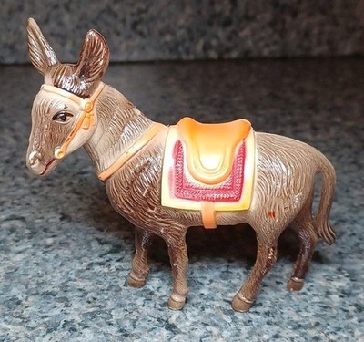 Vintage 1930s TOY Celluloid Donkey Blow Mold Made In USA Mark Viscoloid
